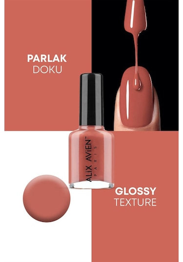 Alix Avien Oje 92 Yüksek Pigmentli Uzun Süreli Kalıcılık Hızlı Kuruma Nail Lacquer 92