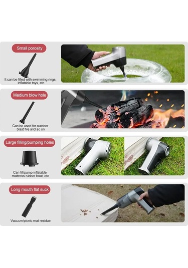 Crackedice Taşınabilir Kablosuz Araba Elektrikli Süpürgesi Mini El Tipi Temizleyici