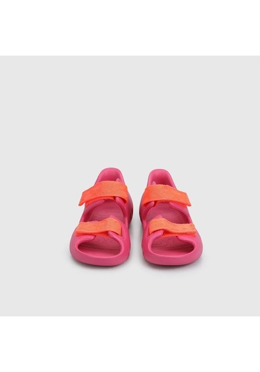 Superfit Pembe Kız Çocuk Düz Sandalet Fuşya