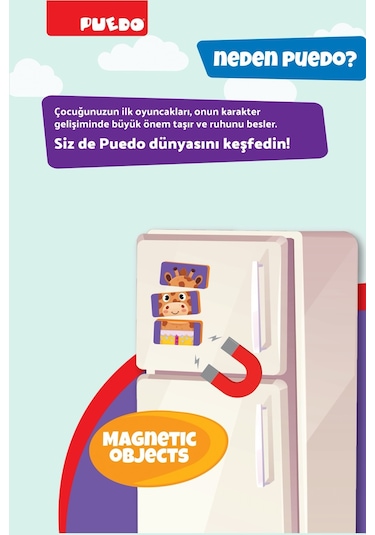 Puedo Manyetik Puzzle - Funny Faces Sevimli Suratlar