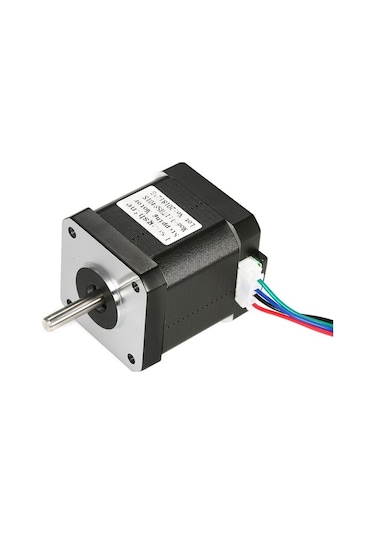 Moly Yunboo 17hs8401s Nema17 Adım Motoru, 52n.cm Tork, 1.8a Akım, 4 Pinli Dupont 1m, Alüminyum 3d Yazıcı İçin