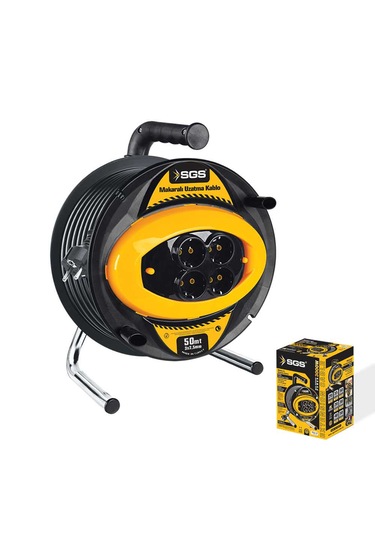Sgs2136 Makaralı Uzatma Kablosu 2.5x50 Mt