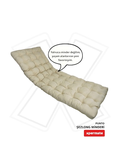 Xpermate Şezlong Minderi Punto 60x180x12 Cm Bej