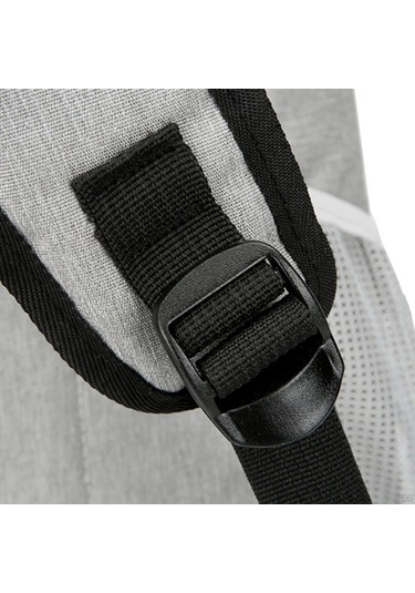 Açık Gri Piknik Plaj Yürüyüş Kamp İçin Soğutucu Sırt Çantası Termal Öğle Yemeği Açık Gri