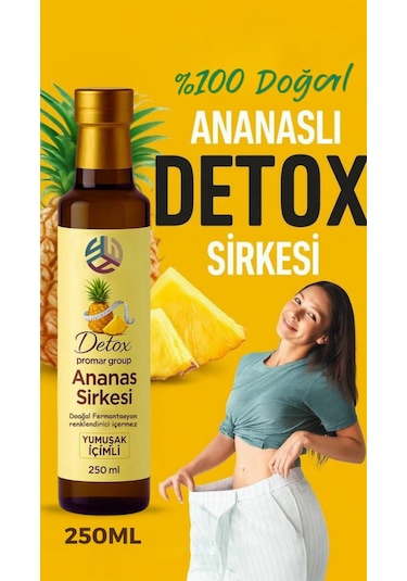 Promar Ananas Sirkesi Doğal Fermantasyon Pineapple Vinegar 250 Ml