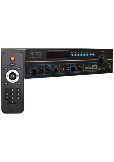 Magıcvoıce Mv-530 120 Watt Usb/sd/uk Bluetooh 2 Mik Girişli 2 Böl