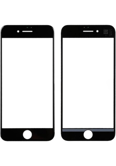 Gmr Apple Uyumlu iPhone 7 7g Ocalı Lens Ön Cam Siyah