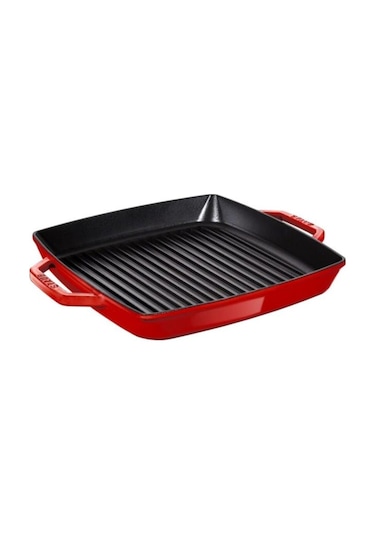 Staub La Cocotte Izgara Tava | Döküm Demir | 33 CM | Kiraz