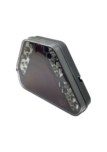 12v Stop Lambası Üçgenli Ledli Fren-park-sinyal-geri Vites 200 145 40 Mm Sağ E9