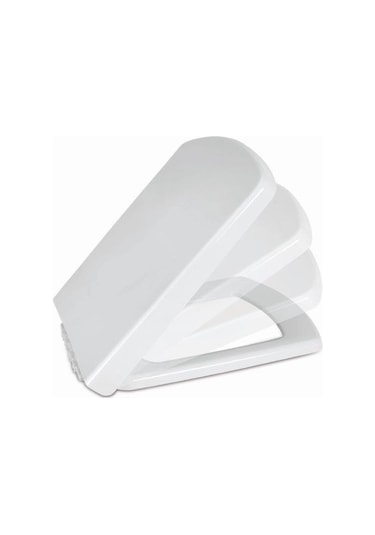 NKP Sedef Kare Yavaş Kapanır Klozet Kapağı