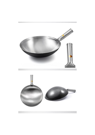 Çin Chinese Wok Mutfak Tava 36 CM 1 Adet