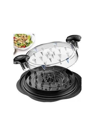 Moveevo Ev Kullanıma Siyah Multifonksiyonel Tavuk Göğsü Işleyici: Shredder, Dilimleyici Ve Yemek Hazırlama Aleti Diğer