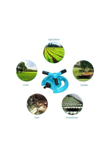 Cbtx Otomatik 360° Dönen 3 Kollu Ayarlanabilir Bahçe Sulama Sistemi