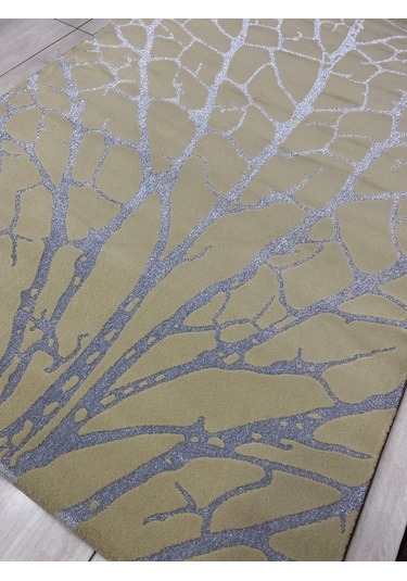 Saray Halı Vizyon 11145 Rs 150X230 Krem Gri Simli Ağaç Model 4 M2