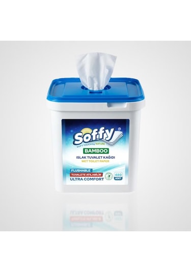Soffy Islak Tuvalet Kağıdı Tuvalete Atılabilen Flushable Tuvalet Kağıt 480 Adet