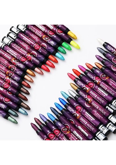 Mufunye Göz Farı Ve Dudak Kalemi Seti, Suya Ve Bulaşmaya Dayanıklı, 03