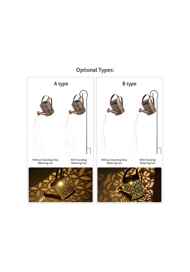 Dofolink B Tipi Güneş Enerjili Sulama Kabi Işıklı Dekorasyon - 36 Led, Ip65 Su Geçirmez, 600mah Şarjlı Pil, Islak Kontrol, Halka İle Teslim Diğer