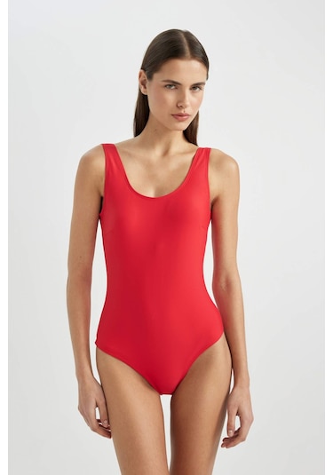 DeFacto Regular Fit Mayo-Fall in Love C0931AX24SMRD197 Kırmızı