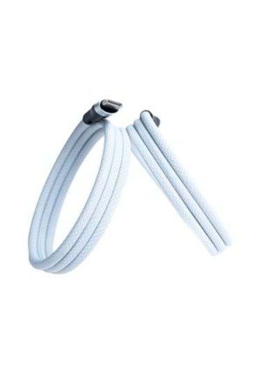 Bmlc-03 Mavi Manyetik 2m Hızlı Şarj Kablosu Type-c - Lightning,