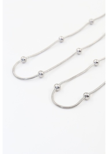 Çelik Gümüş. Çelik Boncuk Gözlük İpi. Gözlük Zinciri. Özel Tasarım Steel. Gözlük İpi. Gümüş