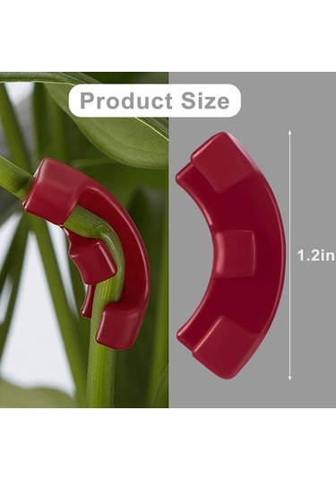 Sones 20'si 1 Arada Y0082 90 Derece Bitki Bükücü Yardımcı Cihaz Bahçe Bitki Aleti Kırmızı
