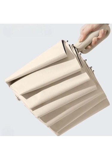 Yunboo 72 Kollu Rüzgara Dayanıklı Otomatik Açılır Katlanır Şemsiye, Uv Koruma, Kompakt Ve Taşınabilir