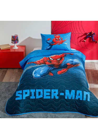 Lisanslı Spiderman Focus Cpp Tek Kişilik Yatak Örtüsü 000000001000046658