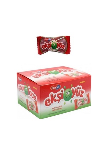 Saadet Ekşiyüz 3.5 Gr x 100 Adet Kola Aromalı Sakız 5 Paket