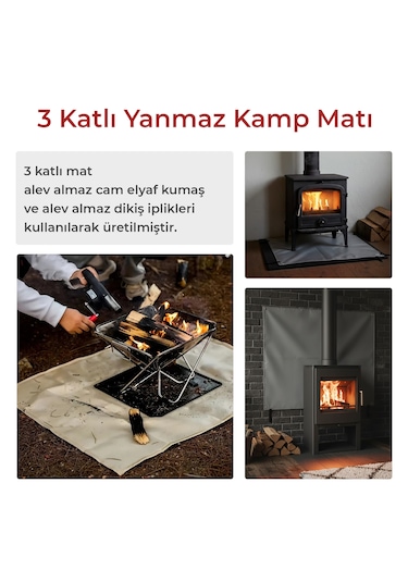 Çok Amaçlı Yanmaz Mat 50x50cm