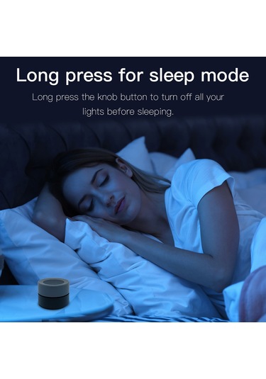 Skycity Zigbee 3.0 Akıllı Ev Senaryo Kontrolörü - Dimmable Anahtar, Uygulama Zamanlama, Kablosuz, Pili İle Siyah Siyah