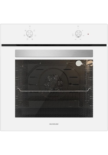 Silverline BO6501W01 - CS5349W01 - 1140 Crystal Line 60 Beyaz Ankastre Set