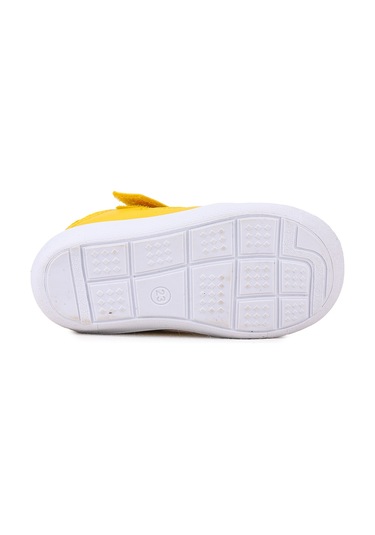 Kiko Kids Puppies Cırtlı Erkek Bebek İlk Adım Panduf Ayakkabı Sarı