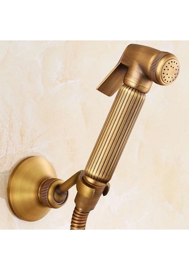 Sones Çok İşlevli Kadın Çamaşır Makineleri Su Durdurmalı Kadın Yıkama Nozulu, Stil: Antika + Hortum + Braket Çok Renkli