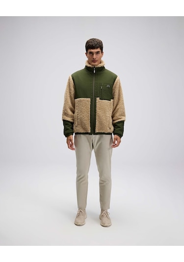 Ellesse Erkek Fermuarlı Polar Bej Mont Em511-bg Bej