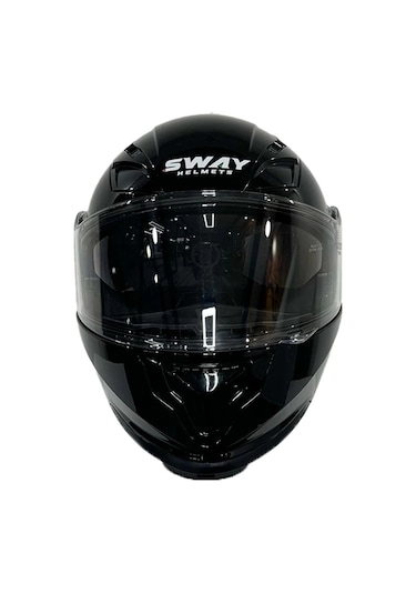 Sway 926 Motosiklet Kaskı Parlak Siyah