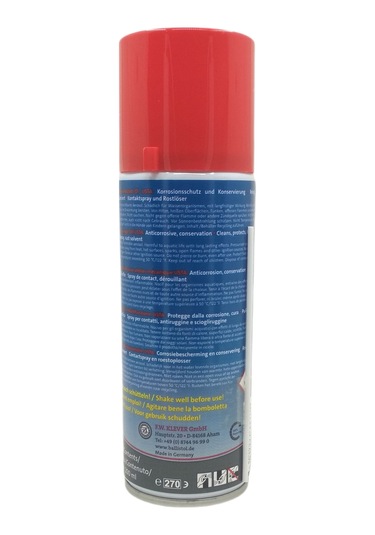 Ballistol Usta Sprey Yağ 200ml Silah Kapı Kilit Zincir Herşeyiçin Şeffaf