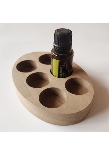 Suntek Uçucu Yağ Ekran Depolama Düzenleyici Raf Ceviz-6-yuva Ceviz 6 Yuva