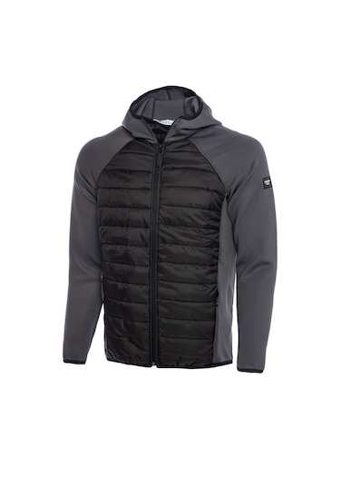 Ghassy Co.  Rüzgara Dayanıklı Kapüşonlu Hafif Şişme Erkek Spor Ceket