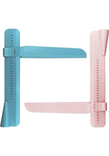 Mavi Kek Kazıyıcı Ayarlanabilir Yumuşatma Kazıyıcı Fondan Spatula Kek Kenar Pürüzsüz Krem Dekorasyon Araçları Mutfak Pişirme Araçları