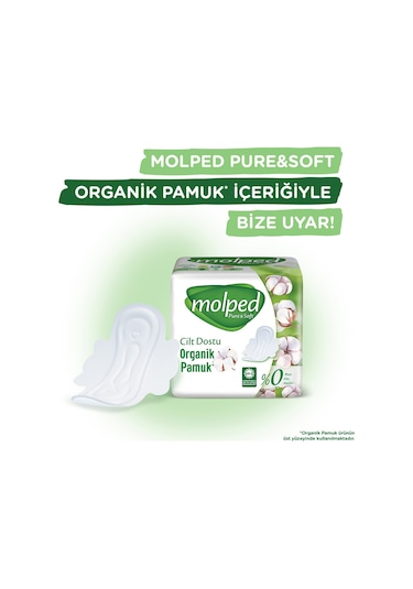 Molped Pure&Soft Hijyenik Ped Normal Süper Mega Paket 138 Adet