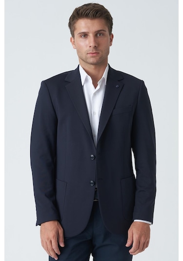 White Stone Belfast C4010 Slim Fit 6 Drop Ceket Laci-laci Lacivert White Stone Belfast C4010 Slim Fit 6 Drop Ceket Laci-laci Lacivert