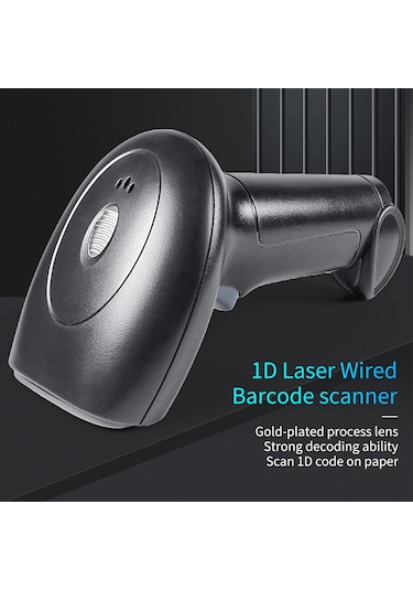 Tenfowee Hs10 Lazer Barkod Tarayıcı - Usb Bağlantılı, Otomatik/manuel Tarama, Geniş Kod Destekli, Hızlı Okuma