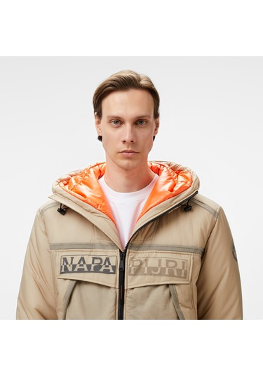 Napapijri Skidoo Sheer Erkek Bej Ceket Düz Np0a4ıaen1ı1 Bej