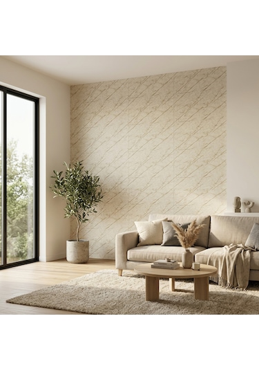 120 Cm X 280 Cm Duvar Paneli,salon,duvar,tv Ünitesi-bej Mermer Desen Mt123-120x280