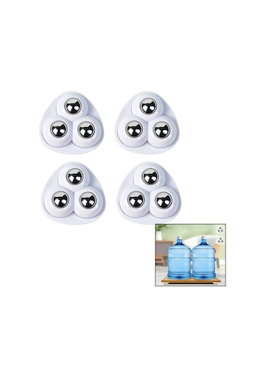 4 Pcs 3 Bilya Tekerlekli Mobilya Eşya Taşıma Aparatı 360 Derece Renkli