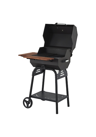 Fanus B50 Asansörlü Kömürlü Barbekü Mangal Döküm Izgaralı