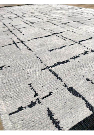 Çam Halı Bodrum Bdr 120 Gri Özel Latex Kaymaz Tabanlı Kilim