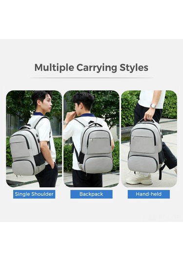 Padalink Isı Yalıtımlı Sırt Çantası - Usb Şarj Portlu, Hırsıza Karşı Cep, Su Geçirmez Siyah