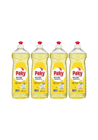 Paky Elde Bulaşık Deterjanı Sarı Push Pull 4 x 1 L