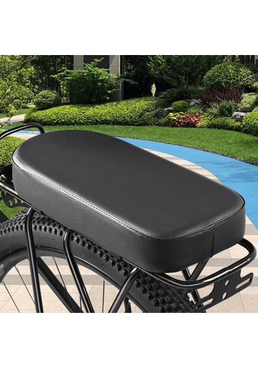 Suntek Arka Raf Koltuk Sünger Yastık Bisiklet Tur Orta Siyah